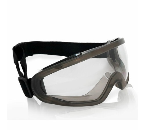 Очки защитные закрытые ЕЛАНПЛАСТ, прозрачные, прямая/непрямая вентиляция, поликарбонат, ОЧК601