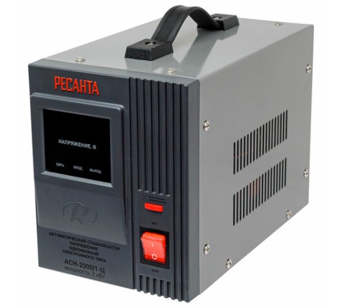 Стабилизатор РЕСАНТА АСН-2000/1-Ц, 2000 Вт, 140-260 В, наполный, 63/6/4