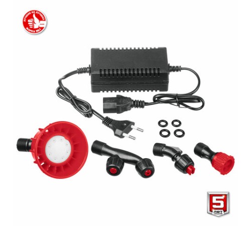 Опрыскиватель аккумуляторный ЗУБР ОПС-16, 16 л бак, 5 л/мин, 12 В, 8 А*ч, ОПС-16