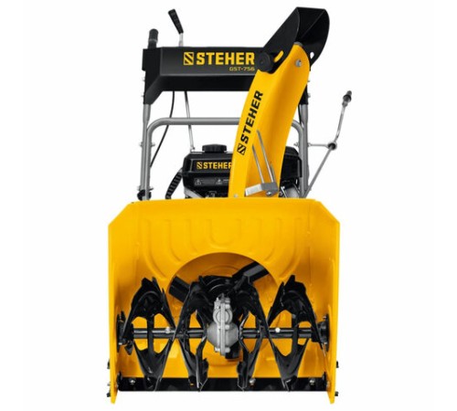 Бензиновый снегоуборщик STEHER GST-756, 5150 Вт, 4-тактный, 7 л.с., объем двигателя 212 см3, GST-756