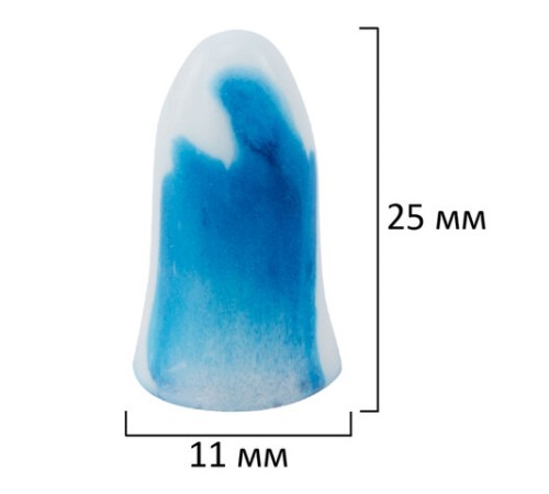 Беруши одноразовые пенополиуретановые двухцветные, КОМПЛЕКТ 5 пар в контейнере, RABBITEX (РАББИТЕКС), 671318