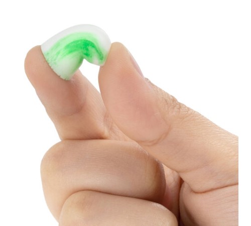 Беруши одноразовые пенополиуретановые двухцветные, КОМПЛЕКТ 5 пар в контейнере, RABBITEX (РАББИТЕКС), 671318