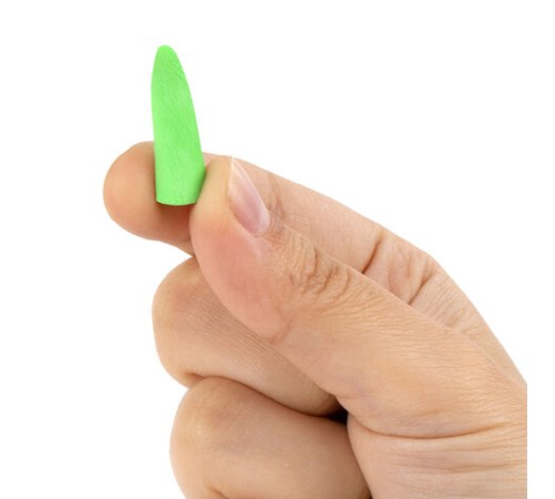 Беруши одноразовые пенополиуретановые без шнурка, КОМПЛЕКТ 5 пар в контейнере, SNR 43 дБ, RABBITEX (РАББИТЕКС), 671319