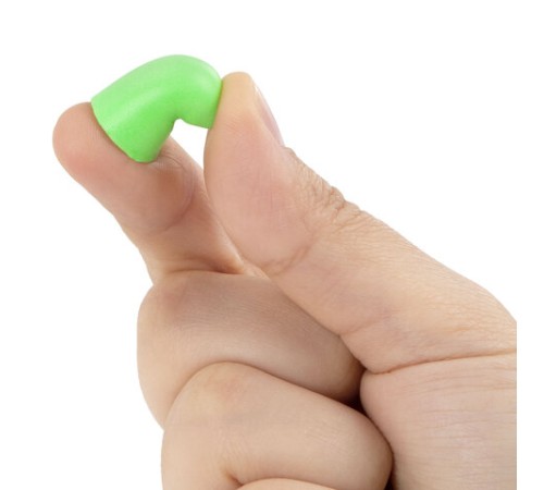 Беруши одноразовые пенополиуретановые без шнурка, КОМПЛЕКТ 5 пар в контейнере, SNR 43 дБ, RABBITEX (РАББИТЕКС), 671319