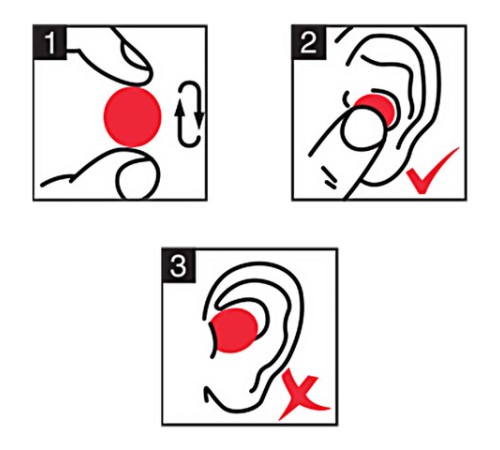 Беруши анатомические восковые из пластичного силикона, КОМПЛЕКТ 3 пары в контейнере, RABBITEX (РАББИТЕКС), 671320