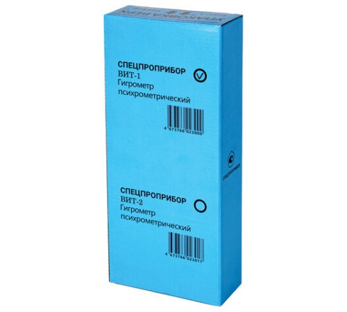 Гигрометр психрометрический ВИТ-1 с поверкой РФ, диапазон: от 0 до +25 °С