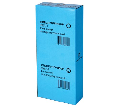 Гигрометр психрометрический ВИТ-2, с поверкой РФ, диапазон: от +15 до +40 °С