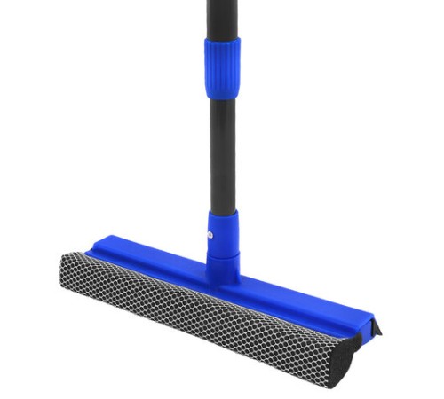 Окномойка КОМПЛЕКТ черенок металлопластик 70-120 см + рабочая часть 25 см (в разборе), ЛЮБАША, 700049