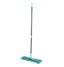 Швабра КОМПЛЕКТ флаундер 40 см + МОП синель (ТИП К) + черенок 70-120 см, ЛЮБАША БЮДЖЕТ, 700051