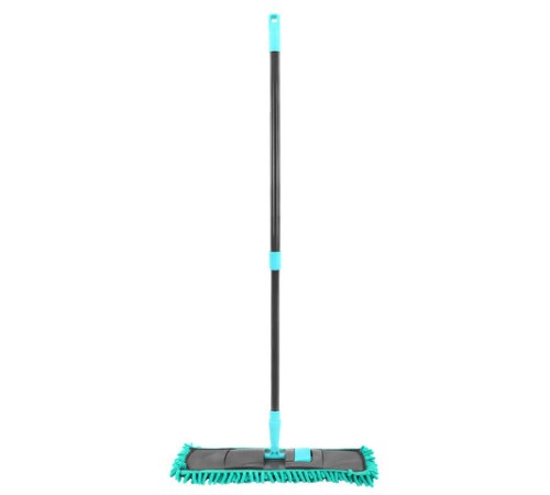 Швабра КОМПЛЕКТ флаундер 40 см + МОП синель (ТИП К) + черенок 70-120 см, ЛЮБАША БЮДЖЕТ, 700051