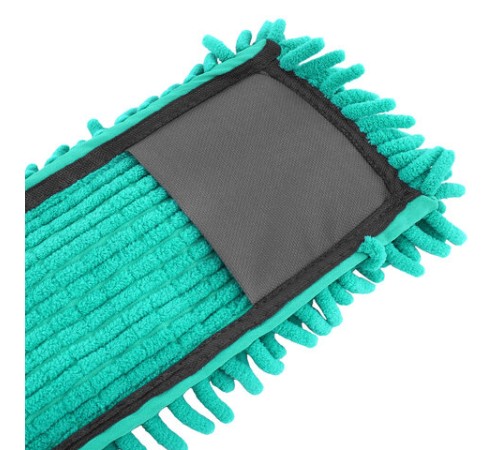 Швабра КОМПЛЕКТ флаундер 40 см + МОП синель (ТИП К) + черенок 70-120 см, ЛЮБАША БЮДЖЕТ, 700051