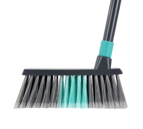 Совок для мусора КОМПЛЕКТ щетка + совок + 2 рукоятки 80 см и 83 см с резьбой, ЛЕНИВКА, LAIMA, 700055