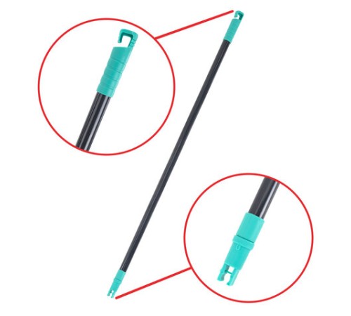 Совок для мусора КОМПЛЕКТ щетка + совок + 2 рукоятки 80 см и 83 см с резьбой, ЛЕНИВКА, LAIMA, 700055