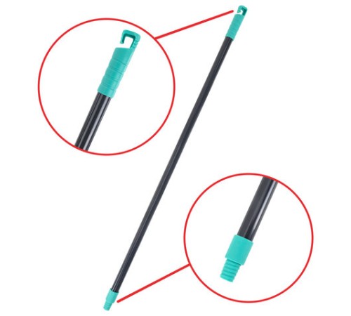 Совок для мусора КОМПЛЕКТ щетка + совок + 2 рукоятки 80 см и 83 см с резьбой, ЛЕНИВКА, LAIMA, 700055