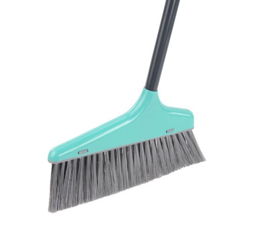 Совок для мусора КОМПЛЕКТ щетка + совок + 2 рукоятки 80 см и 87 см с резьбой, ЛЕНИВКА, ЛЮБАША, 700056