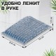 Губка-скрабер 13х8,5х1,5 см, поролон + абразивная оплетка, КОМПЛЕКТ 2 штуки, посуда, уборка, LAIMA, 700057