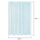 Шторка для ванной PEVA, 180х180 см, кольца в комплекте, 3 цвета ассорти (белый, голубой, коричневый), WBZ (ВБЗ), 700067