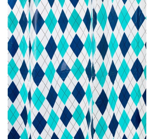 Шторка для ванной PEVA, 180х180 см, кольца в комплекте, 3 дизайна ассорти, УЗОРЫ, WBZ (ВБЗ), 700068