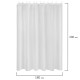 Шторка для ванной PEVA, 180х200 см, кольца в комплекте, 3 цвета ассорти (белый, голубой, коричневый), PRIMILA (ПРИМИЛА), 700073