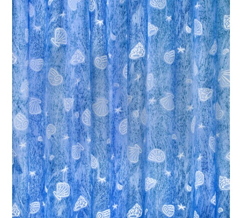 Шторка для ванной ПОЛИЭСТЕР, 180х180 см, кольца в комплекте, МОРЕ, PRIMILA (ПРИМИЛА), 700077