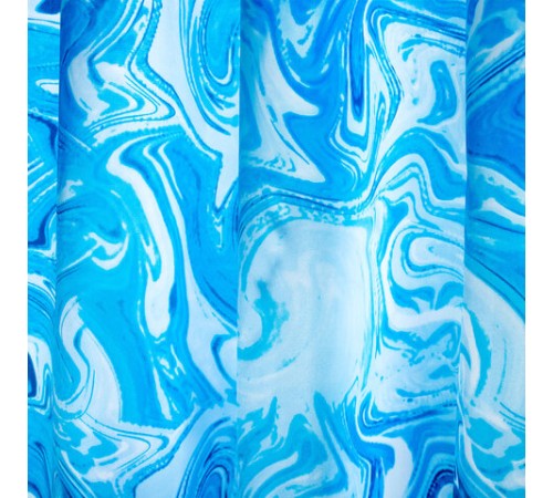 Шторка для ванной ПОЛИЭСТЕР, 180х200 см, кольца в комплекте, ГОЛУБЫЕ ВОЛНЫ, PRIMILA (ПРИМИЛА), 700083