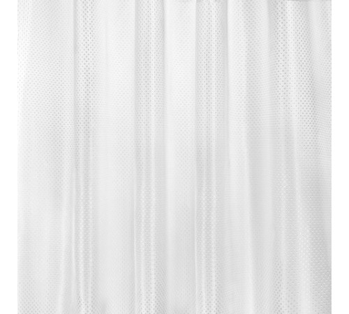 Шторка для ванной ПОЛИЭСТЕР, 180х180 см, кольца в комплекте, БЕЛЫЙ БРИЛЛИАНТ, PRIMILA (ПРИМИЛА), 700087