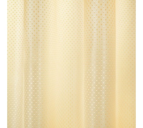 Шторка для ванной ПОЛИЭСТЕР, 180х180 см, кольца в комплекте, ЗОЛОТОЙ БРИЛЛИАНТ, PRIMILA (ПРИМИЛА), 700089