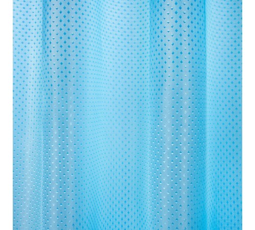 Шторка для ванной ПОЛИЭСТЕР, 180х180 см, кольца в комплекте, ГОЛУБОЙ БРИЛЛИАНТ, PRIMILA (ПРИМИЛА), 700090