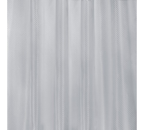 Шторка для ванной ПОЛИЭСТЕР, 180х200 см, кольца в комплекте, СЕРЫЙ БРИЛЛИАНТ, PRIMILA (ПРИМИЛА), 700094