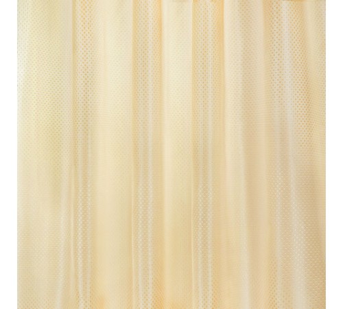 Шторка для ванной ПОЛИЭСТЕР, 180х200 см, кольца в комплекте, ЗОЛОТОЙ БРИЛЛИАНТ, PRIMILA (ПРИМИЛА), 700095