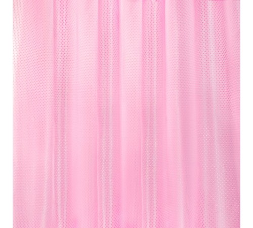 Шторка для ванной ПОЛИЭСТЕР, 180х200 см, кольца в комплекте, РОЗОВЫЙ БРИЛЛИАНТ, PRIMILA (ПРИМИЛА), 700098