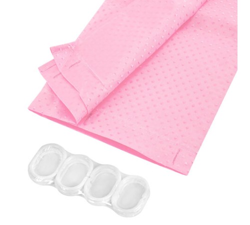 Шторка для ванной ПОЛИЭСТЕР, 180х200 см, кольца в комплекте, РОЗОВЫЙ БРИЛЛИАНТ, PRIMILA (ПРИМИЛА), 700098