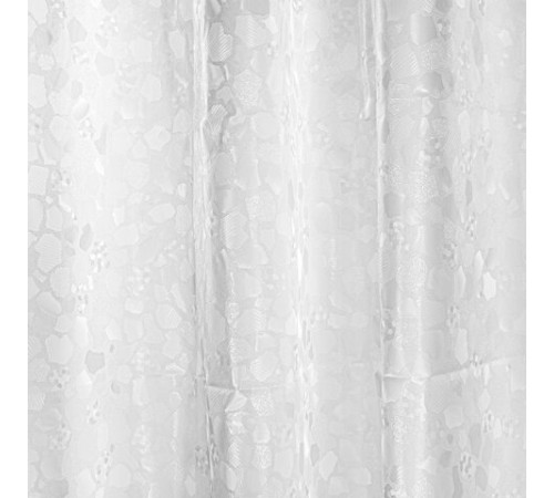 Шторка для ванной EVA, 180х200 см, кольца в комплекте, БЕЛАЯ ЛЕДЯНАЯ СВЕЖЕСТЬ, PRIMILA (ПРИМИЛА), 700099
