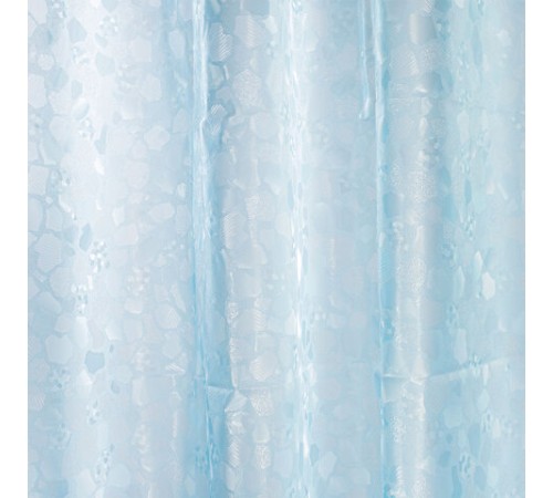 Шторка для ванной EVA, 180х200 см, кольца в комплекте, СИНЯЯ ЛЕДЯНАЯ СВЕЖЕСТЬ, PRIMILA (ПРИМИЛА), 700100