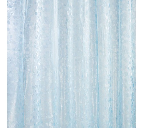 Шторка для ванной EVA, 180х200 см, кольца в комплекте, СИНЯЯ ЛЕДЯНАЯ СВЕЖЕСТЬ, PRIMILA (ПРИМИЛА), 700100