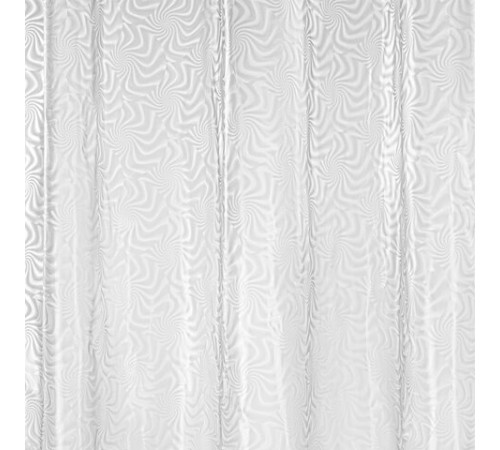 Шторка для ванной EVA, 180х180 см, кольца в комплекте, БЕЛАЯ ГОЛОГРАФИЯ, PRIMILA (ПРИМИЛА), 700102