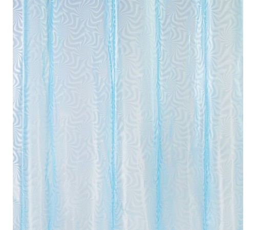 Шторка для ванной EVA, 180х180 см, кольца в комплекте, СИНЯЯ ГОЛОГРАФИЯ, PRIMILA (ПРИМИЛА), 700103