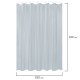 Шторка для ванной EVA, 180х180 см, кольца в комплекте, СЕРАЯ ГОЛОГРАФИЯ, PRIMILA (ПРИМИЛА), 700104