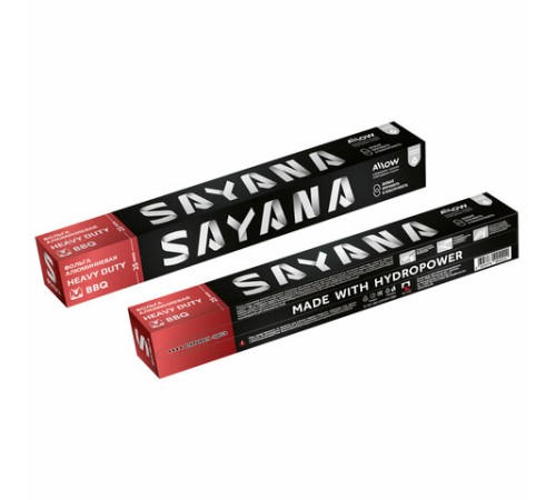 Фольга пищевая 29 см х 7 м, 25 мкм, УЛЬТРАПРОЧНАЯ, САЯНСКАЯ ФОЛЬГА в футляре, Heavy duty 7Ф-290х24