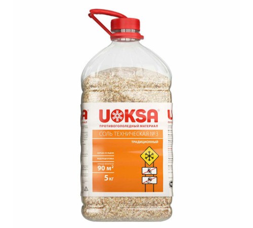 Реагент противогололёдный 5 кг, UOKSA 