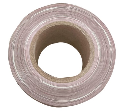 Лента оградительная сигнальная красно-белая 75 мм х 250 м, СТАНДАРТ, полиэтилен, ЛО 250/75