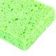 Губки для посуды 110х70х20 мм, ЦЕЛЛЮЛОЗНЫЕ, КОМПЛЕКТ 2 штуки, зеленые, LAIMA, 700257