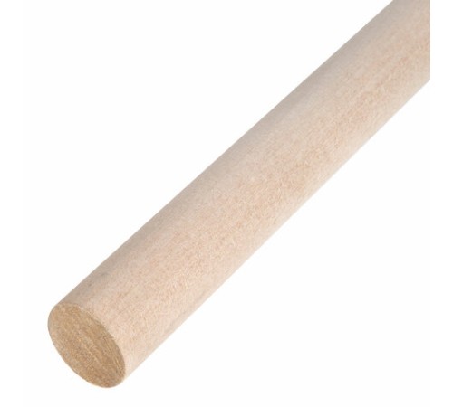 Черенок деревянный диаметр 25 мм, 120 см ВЫСШИЙ СОРТ для граблей, тяпок, мотыг, 700339