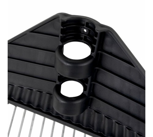 Грабли веерные проволочные, ширина 38 см, БЕЗ ЧЕРЕНКА, тулейка/черенок 25 мм, ГРАНДМАСТЕР, 700349