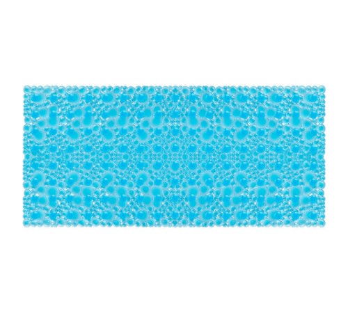 Коврик для ванны противоскользящий 88х40 см, 