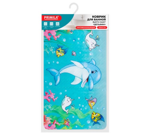 Коврик для ванны противоскользящий 70х40 см с печатью 