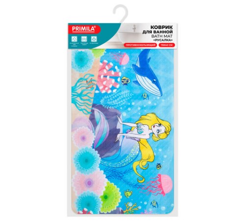 Коврик для ванны противоскользящий 70х40 см с печатью 