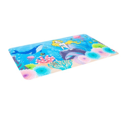 Коврик для ванны противоскользящий 70х40 см с печатью 