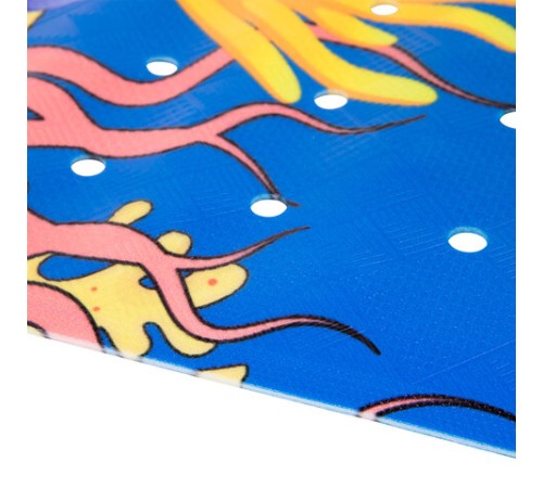 Коврик для ванны противоскользящий 100х40 см, с печатью 