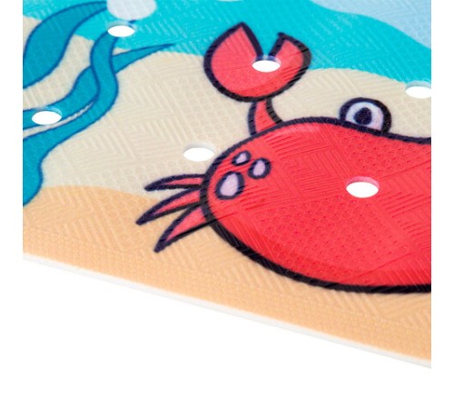 Коврик для ванны противоскользящий 100х40 см с рисунком 